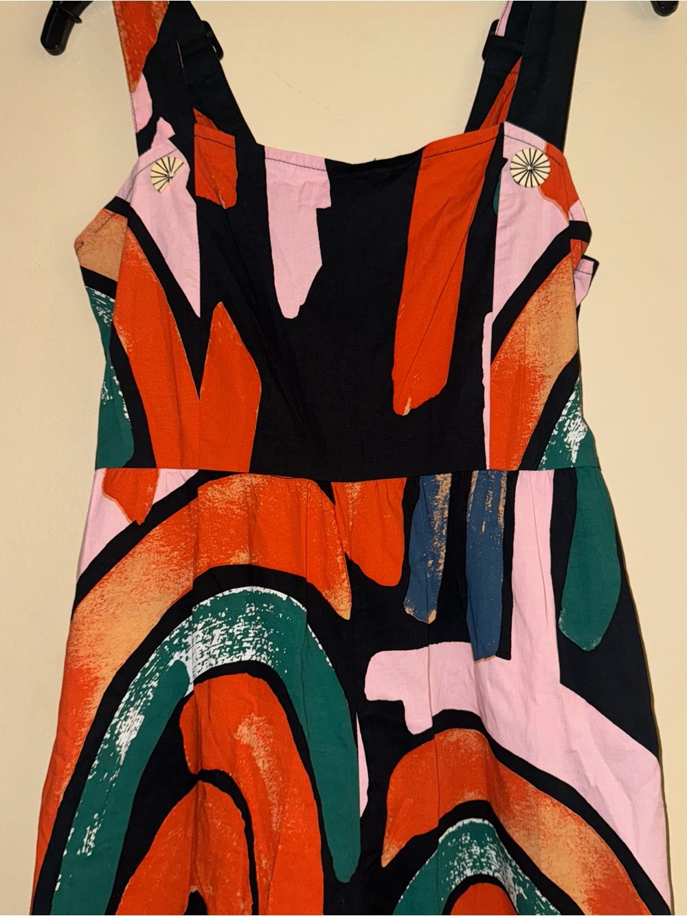 BEL KAZAN Anthropologie Arches Jumpsuit Multicolor Abstract Size M - Picture 7 of 14